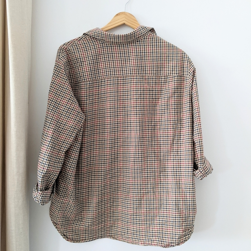 Perfect Boxy Checked Button-Down - Picture 2 of 4
